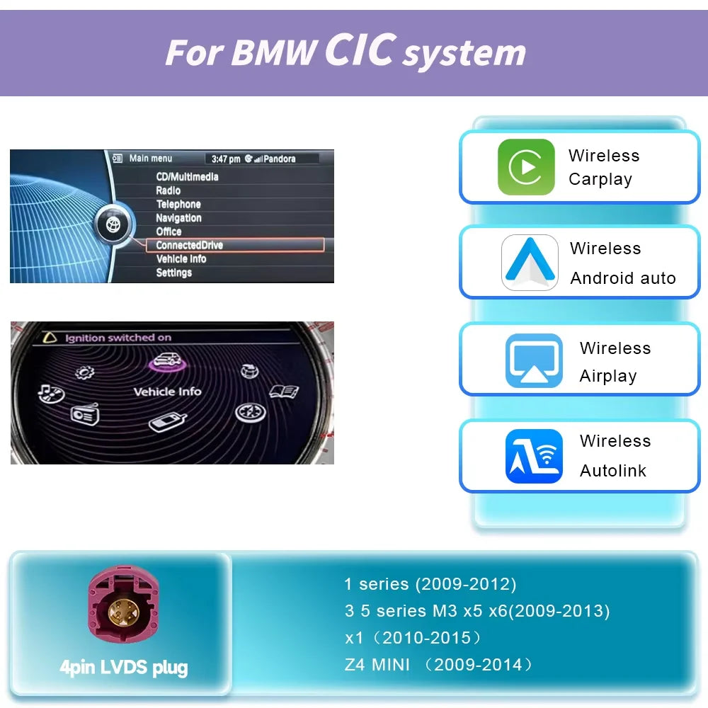 Premium Wireless CarPlay & Android Auto™